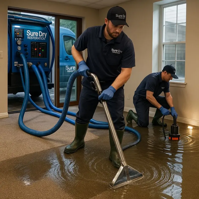 Water Extraction and Removal process in Rolesville, NC